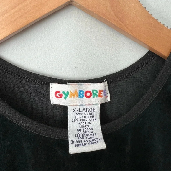 Vintage Gymboree Rainbow Tag Velour Style Dress | 1999 | XL Girls - Picture 3 of 4